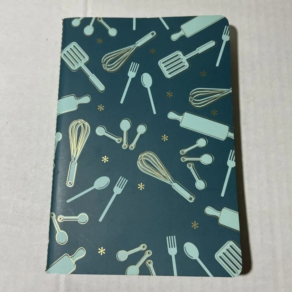 Erin Condren Planner Petite Used Meal Prep Cover Page written on